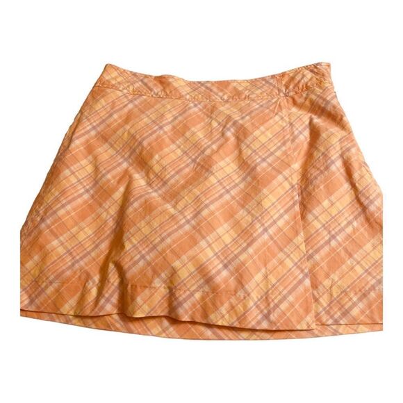 Sonoma Orange Checkered Skort - Picture 1 of 8